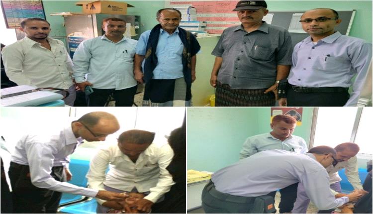 مدير عام حالمين يدشن الجولة الثانية لحملة التحصين ضد مرض شلل الأطفال