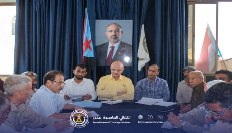 انتقالي المعلا يعقد اجتماعه الدوري ويناقش القضايا الخدمية 