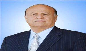 برقية عزاء من الرئيس السابق هادي لرحيل الفنان محمد مشعجل