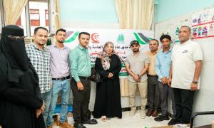 عدن .. مدير صيرة يزور المخيم الطبي المجاني في مجمع الميدان الصحي