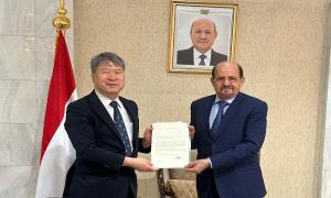 وزير الخارجية يلتقي السفير الكوري ويتسلم خطاب تهنئة بمناسبة تأسيس العلاقات الدبلوماسية بين البلدين