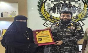 مؤسسة أمل تكرم العميد أحمد بن عفيف تقديراً لدعمه السخي للأيتام ومهرجان التعاون الخيري