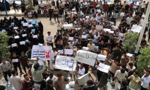 أمن جامعة العلوم والتكنولوجيا بعدن يحتجز صحفيين أثناء تغطية احتجاج طلابي