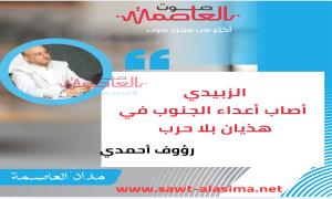 الزبيدي أصاب أعداء الجنوب في هذيان بلا حرب 