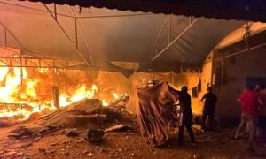 اسـ،،ـتشهاد 4 فلسطينيين في استـ،،ـهداف خيام للنازحين بغزة