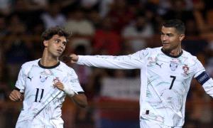 رد فعل النصر السعودي على أهداف رونالدو وفيليكس مع منتخب البرتغال (صورة)
