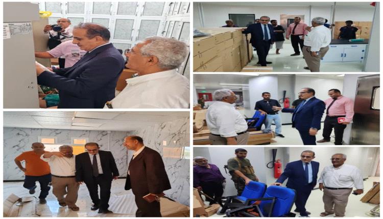 وزير الصحة يطلع على سير التجهيزات النهائية لمختبر جودة الأدوية وا..