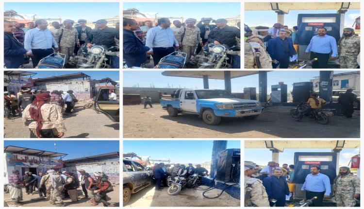 المدير العام بكر الشاعري، ينفذ حملة أمنية وتجارية شاملة مشتركة لضبط وتفتيش محطات الوقود المخالفة في قعطبة