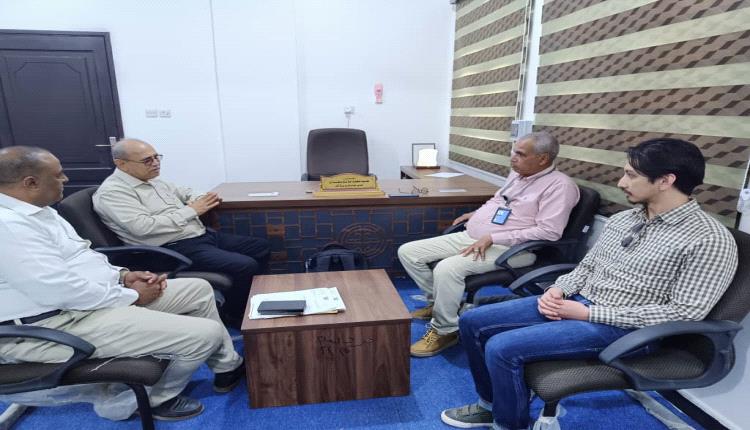 مدير عام تبن يبحث مع خبراء منظمة الفاو ترتيبات تدريب الشباب على مهارات التسويق الزراعي بصبر