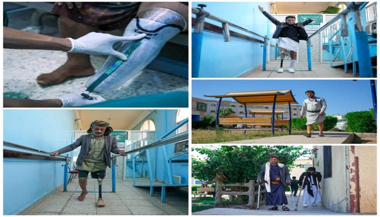 بمرحلته الحادية عشرة ..  مركز الأطراف الصناعية بمأرب يستقبل ٥٧٦ م..