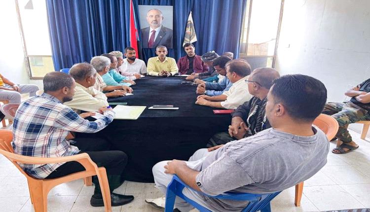 تواصل برنامج النزول الميداني لانتقالي العاصمة عدن إلى مقرات انتقالي مديريات العاصمة