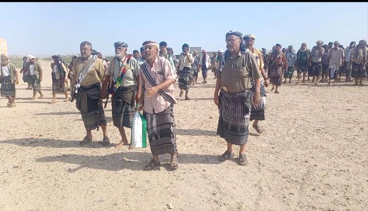 وكيل محافظة أبين يشارك في مسند قبلي بين قبيلتي آل يسلم وآل فداعره في أجواء من المحبة والأخوة