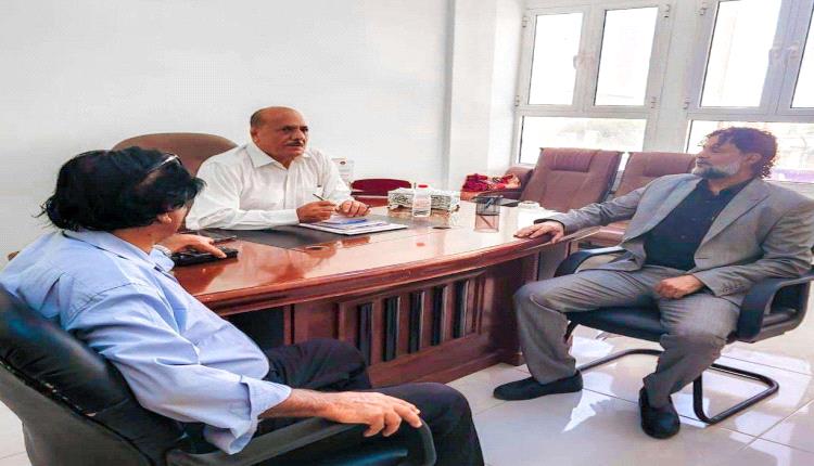 القائم بأعمال رئيس الجمعية الوطنية يستقبل عبدالناصر البعوه (ابو همام)