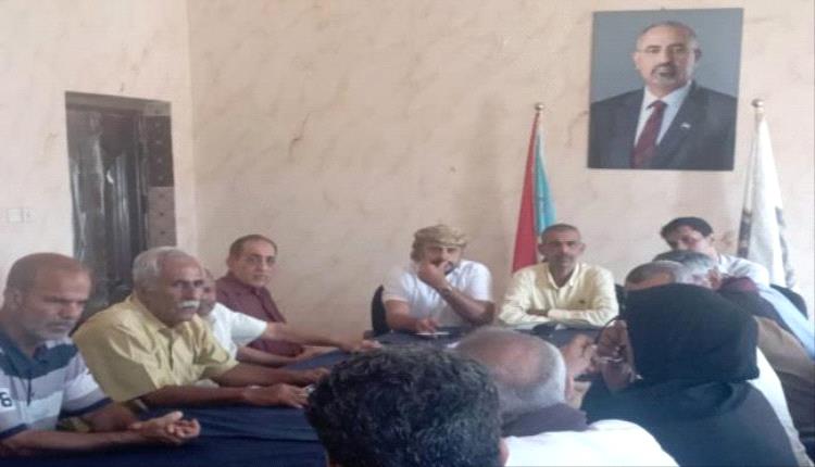 قيادة انتقالي العاصمة عدن تتفقد عمل ونشاط القيادة المحلية بخور مكسر