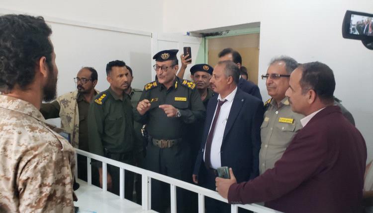 وفد رفيع المستوى من وزارة الداخلية يفتتح النظام الإلكتروني للأحوال المدنية في يافع_المفلحي