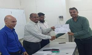 شركة مصافي عدن تختتم دورة إدارة الأزمات بمشاركة كوادر من منشاة البريقة التابعة لشركة النفط فرع عدن
