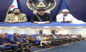 الشيخ اليزيدي يدعو قبائل أبين للحشد الواسع لإنجاح فعالية 4 مايو