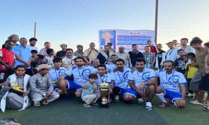 صقور الجو تحلّق بالذهب وتتوج بطلاً لبطولة مطار عتق الدولي الكروية في نسختها الأولى 