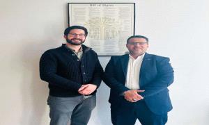 ممثل المجلس الانتقالي في ألمانيا يلتقي كبير مستشاري مؤسسة بيرغهوف