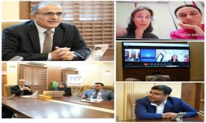 وزير الصحة وسفير فرنسا يبحثان مجالات التعاون الصحي المشترك في صحة الام والطفل والصناعات الغذائية الدوائية 