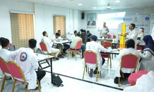 دائرة الخدمات الطبية للقوات الجنوبية تختتم دورة للصليب الأحمر بمستشفى عبود