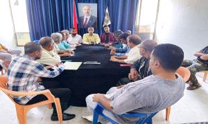 تواصل برنامج النزول الميداني لانتقالي العاصمة عدن إلى مقرات انتقالي مديريات العاصمة