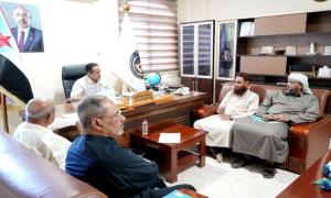 الحالمي يعقد اجتماعا بهيئة الفكر والإرشاد ويشدد على أهمية الوعي بالقيم الوطنية والدينية الوسطية
