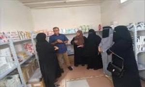 مكتب صحة عدن يرفد أدوية الامراض المزمنة للعيادة الطبية المجانية بالمنصورة مقدمة من ماري ستوبس

