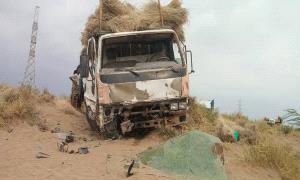 إصـ,ـابة مواطنينِ بجروح جراء انفجـ,ـار لغـ,ـم زرعته مليشـ,ـيا الحـ,ـوثي جنوب حَيس