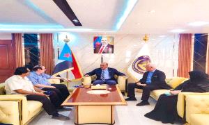 هرهرة وعسكر يؤكدان أهمية تعزيز التماسك وتطوير العمل المؤسسي في المجلس الانتقالي الجنوبي