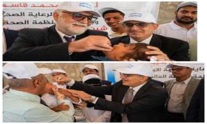 وزير الصحة يدشن الجولة الأولى من النشاط الإيصالي التكاملي بعدن ويؤكد أن التحصين خط الدفاع الأول لحماية الأطفال