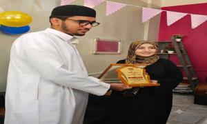 مكتب الثقافة في العاصمة عدن يكرم الحافظ عبدالله فارس مهيوب بمناسبة فوزه بالمركز الثاني في حفظ القران الكريم
