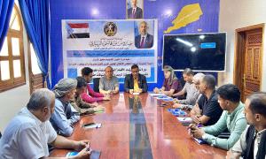 انتقالي وادي وصحراء حضرموت ينظم دورة تدريبية حول مبادئ الرصد والتوثيق لانتهاكات حقوق الإنسان