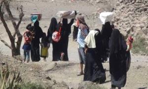 الهجرة الدولية: نزوح عشرات الأسر اليمنية خلال أسبوع