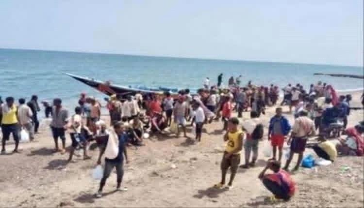 شبوة : تدفق مخيف لمهاجرين غير شرعيين إلى ساحل كيدة