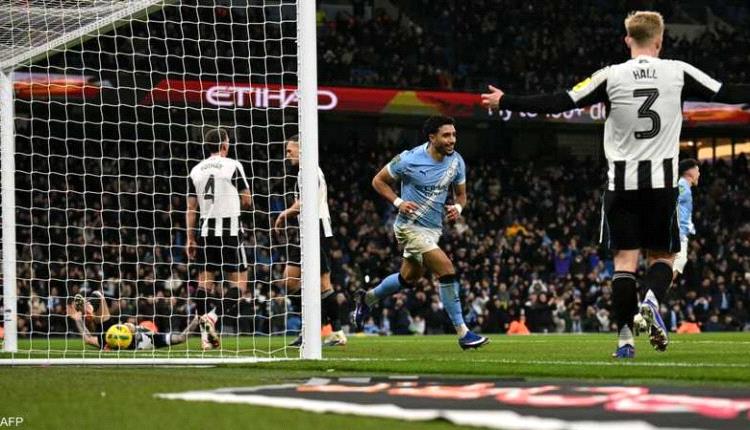 مانشستر سيتي يتأهل لنهائي كأس الرابطة بعد فوزه على نيوكاسل