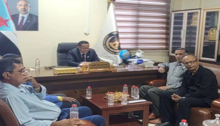 القائم بأعمال الأمين العام يلتقي رئيس اتحاد نقابات عمال الجنوب