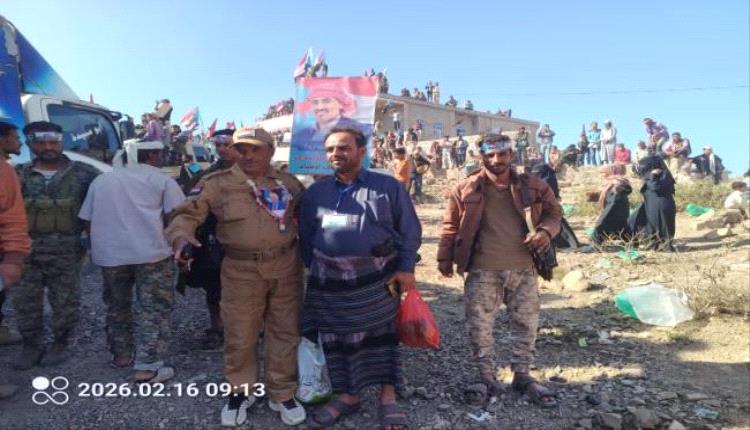 القائد العقيد/"صالح سالم العُطَيل" في ضيافة الضالع، بمليونية الثبات والصمود.