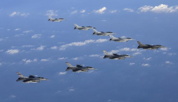 مقاتلات أمريكية وصينية وجها لوجه فوق البحر الأصفر