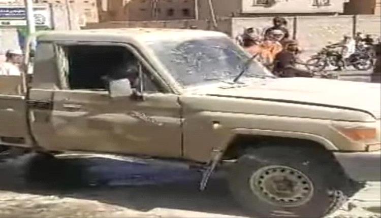 انفـ.ـجار عبوة ناسـ.ـفة في طقم عسكري لـدرع الوطن بسيئون