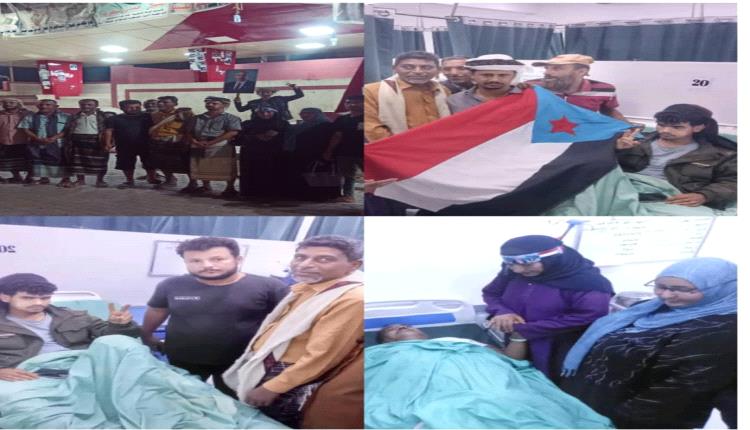 نشطاء في الثورة الجنوبية ينظمون وقفة احتجاجية بيوم الكرامة ويزورون الجرحى بمستشفى عبود