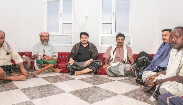 قائد لواء بارشيد "سالم القرزي" يلتقي مقدم "الباصبار" سالم باقحوم البهيشي