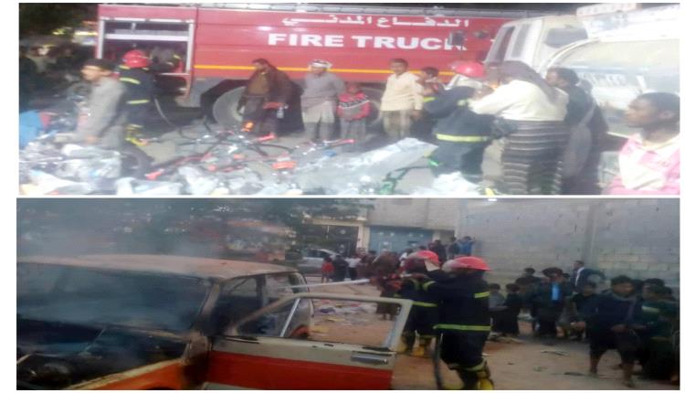 الدفاع المدني بشبوة يسيطر على حريقين خلال ليلة واحدة بمدينة عتق ويحذر من مخاطر الألعاب الـ.ـنارية