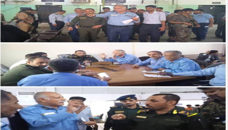 رئيس مصلحة الهجرة والجوازات:يطلع على سير العمل بفرع المصلحة بعدن