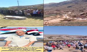 بموكب جنائزي مهيب .. الشعيب تشيع الشهيد احمد صالح مقبل