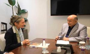 الخنبشي يناقش مع سفيرة مملكة هولندا التدخلات التنموية في اليمن

