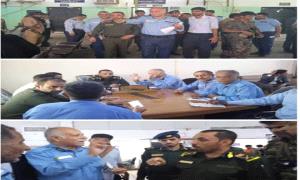 رئيس مصلحة الهجرة والجوازات:يطلع على سير العمل بفرع المصلحة بعدن