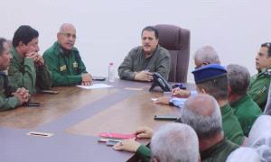 العميد جبر يترأس اجتماعاً أمنياً بنواب مدراء أقسام الشرطة بالعاصمة عدن