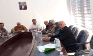 الهيئة الإدارية لمجلس المستشارين تعقد اجتماعًا استثنائيًا وتؤكد أهمية الحشد الجماهيري في ردفان