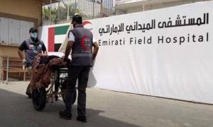 المستشفى الميداني الإماراتي في غـ.ـزة يستقبل وفداً من منظمة الصحة العالمية